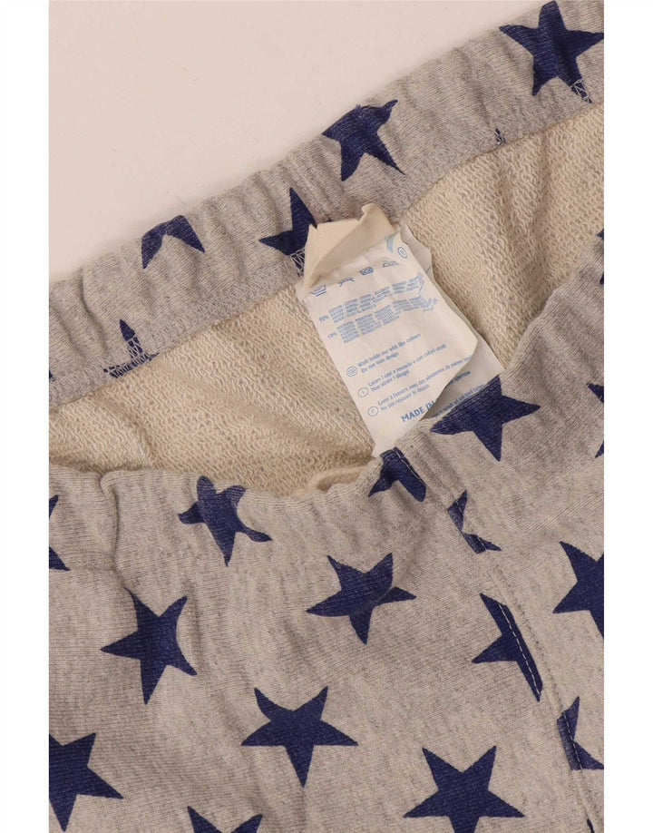 Champion Pantalones cortos deportivos con estampado abstracto para hombre XL Algodón gris