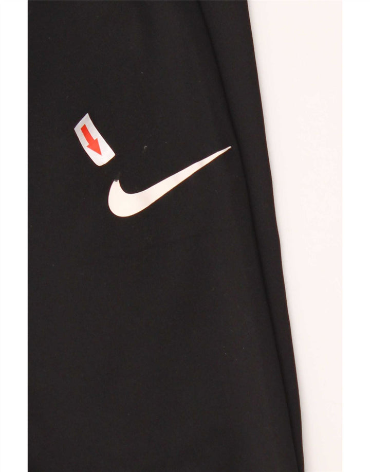 Nike Capri Graphic Leggings para mujer, talla 8, pequeño, poliéster negro
