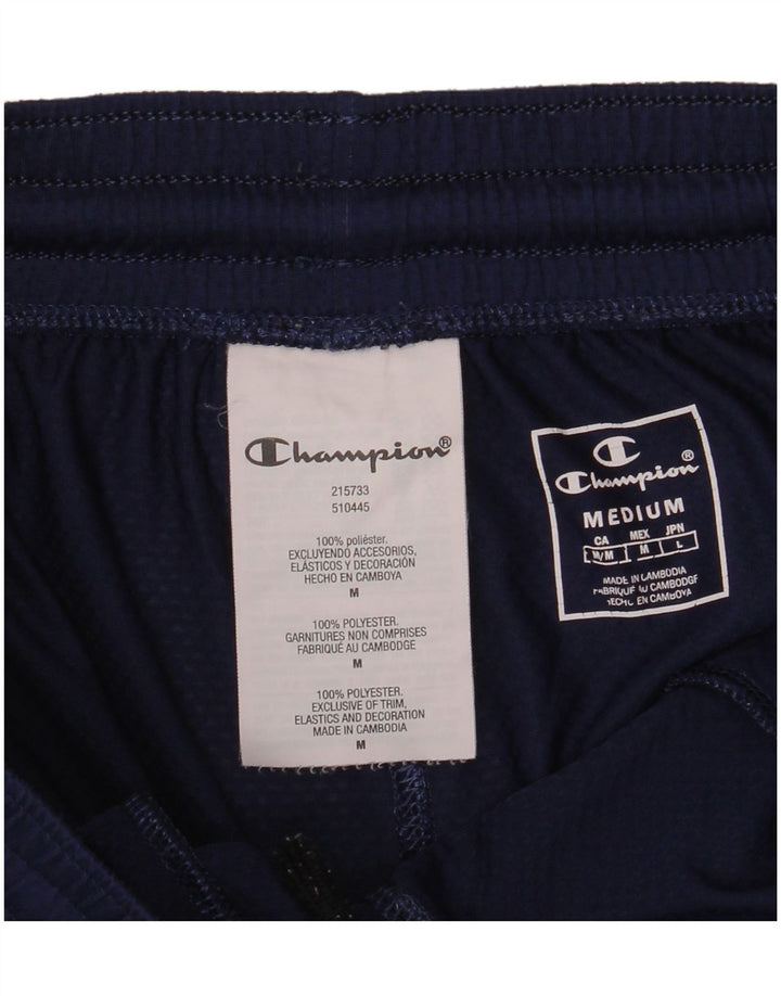 CHAMPION Pantalones cortos deportivos para hombre Poliéster azul marino mediano