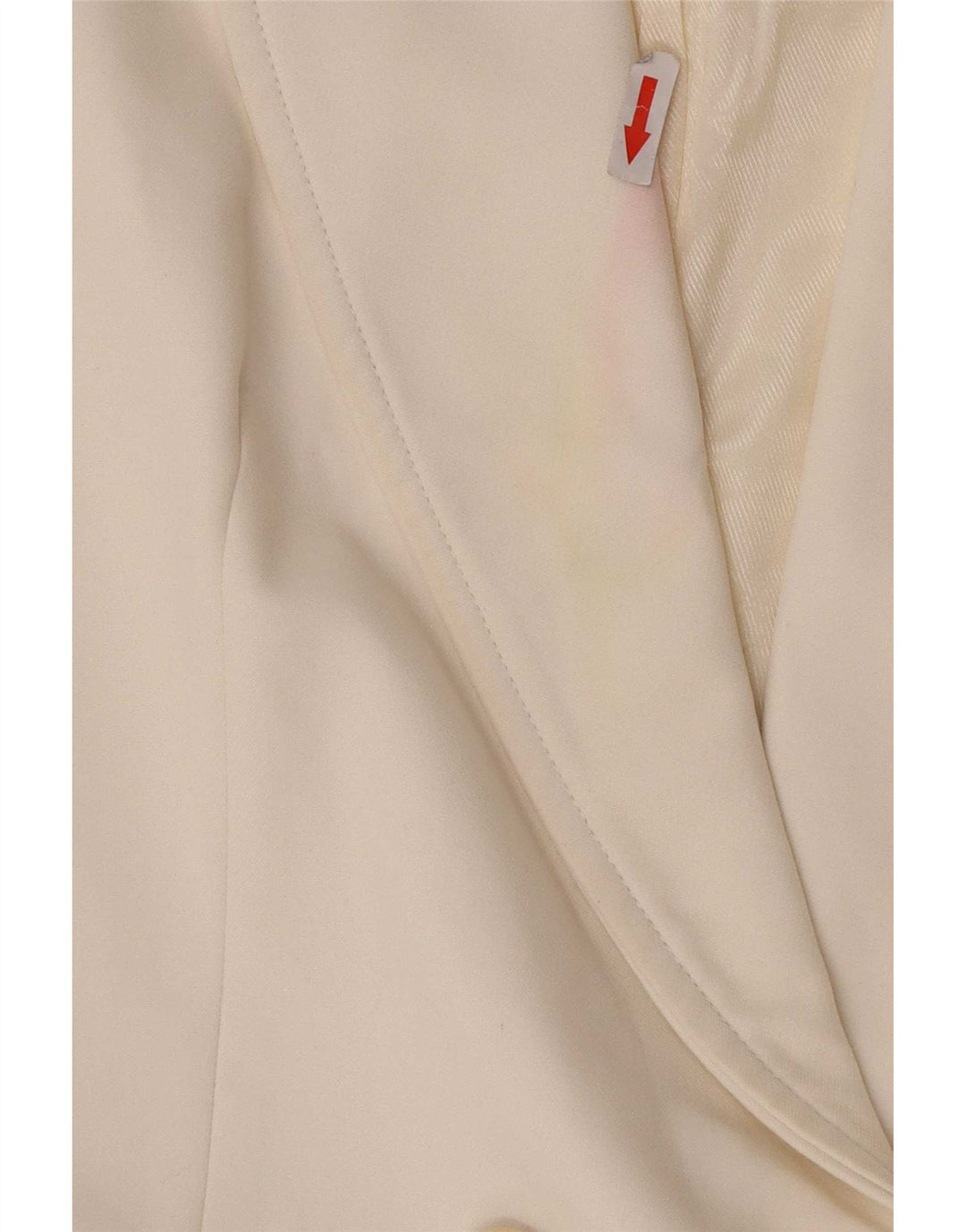 Zara Chaqueta Blazer Sin Mangas con Doble Botonadura para Mujer UK 40 Medium White