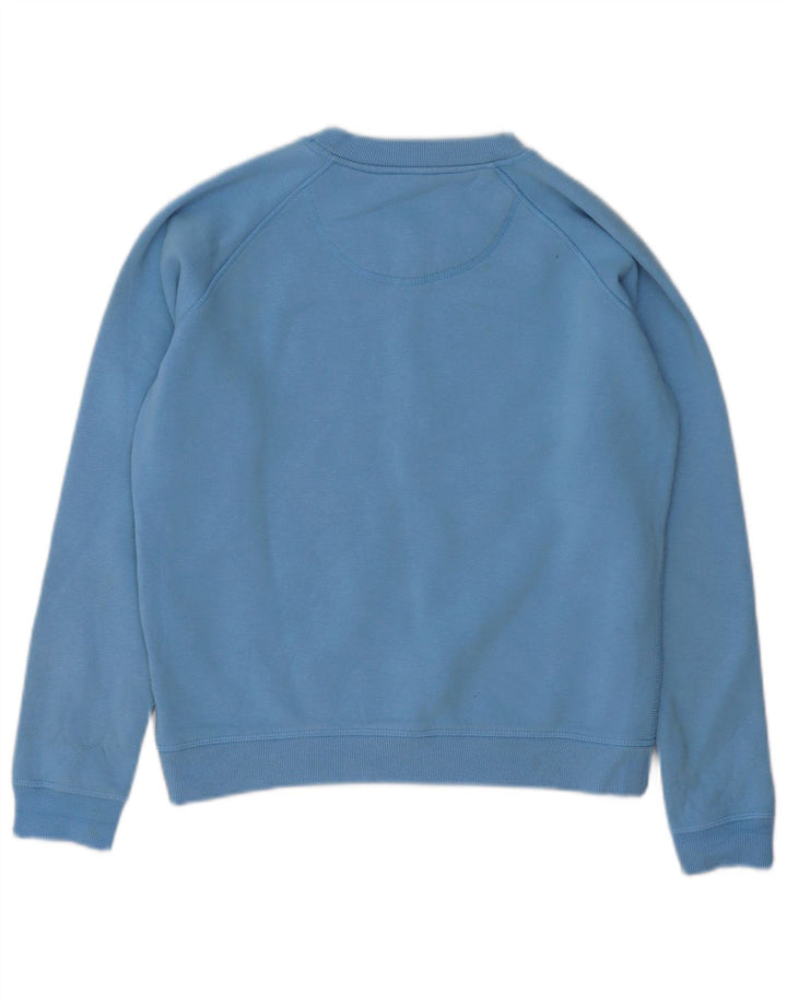 JACK WILLS Sudadera extragrande para mujer, talla 8, algodón azul pequeño