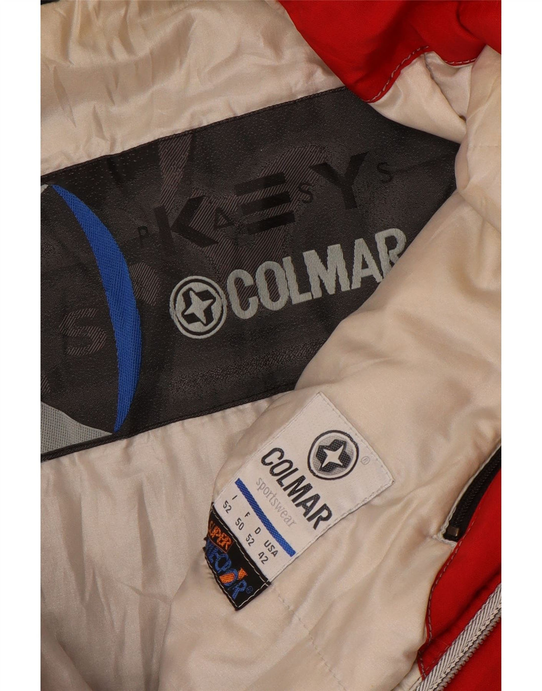 Colmar Chaqueta de esquí gráfica para hombre EU 52 Large Red Colourblock