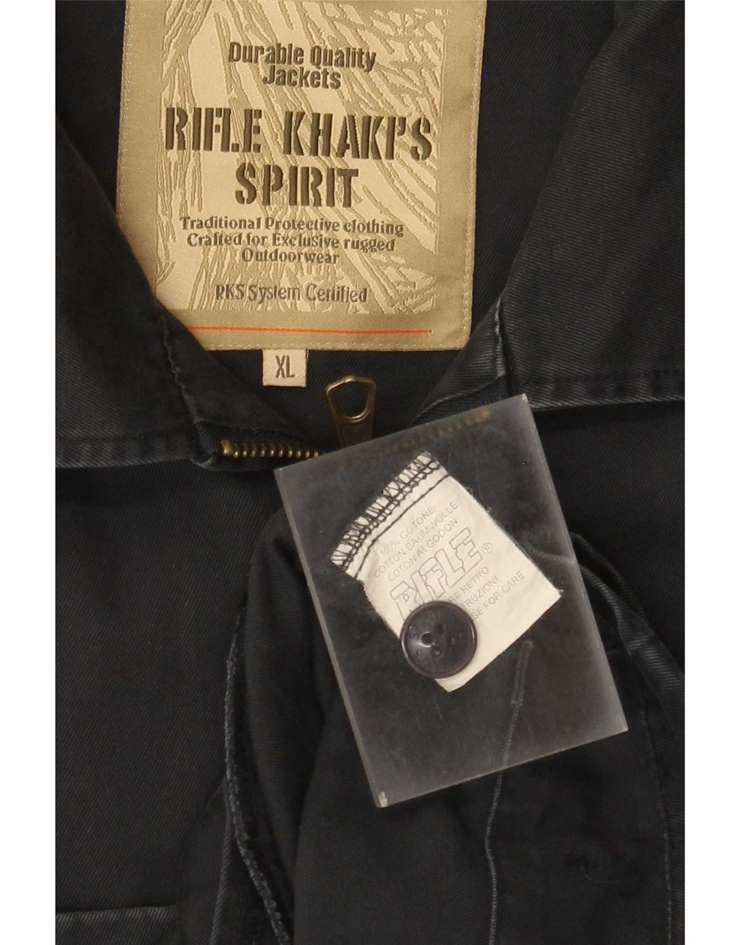 Cazadora bomber para hombre Rifle UK 42 XL Algodón azul marino
