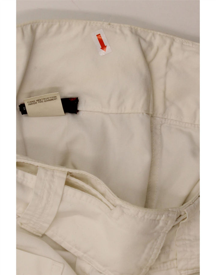 DIESEL Pantalón chino holgado de mujer W28 L31 Algodón blanco