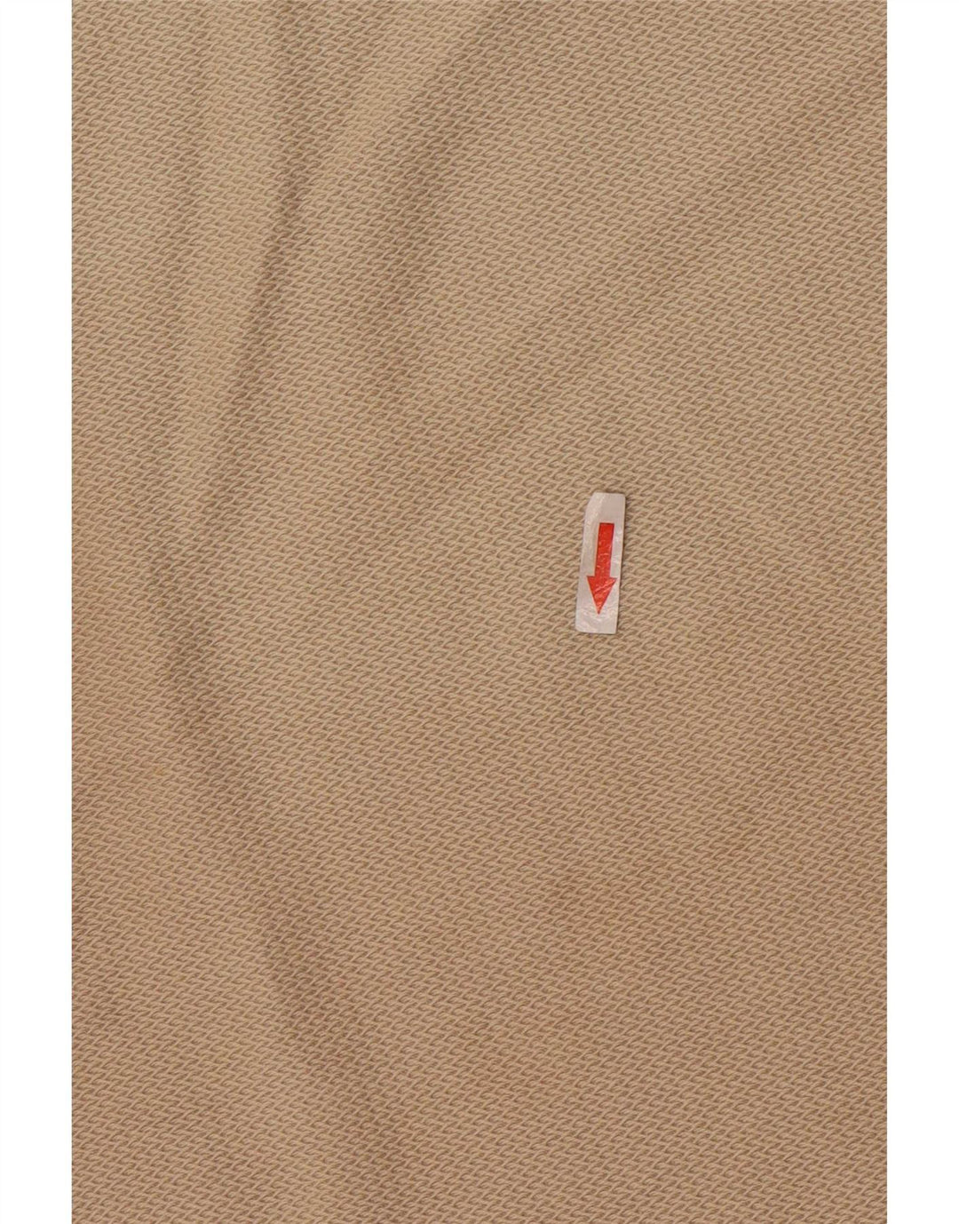 Zara Hombre Camiseta Top Algodón Beige Medio
