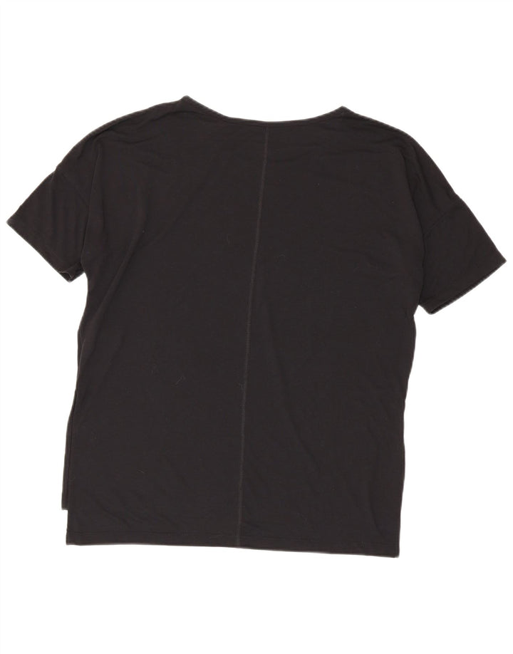 Nike Dri Fit - Camiseta extragrande para mujer, talla M, poliéster negro
