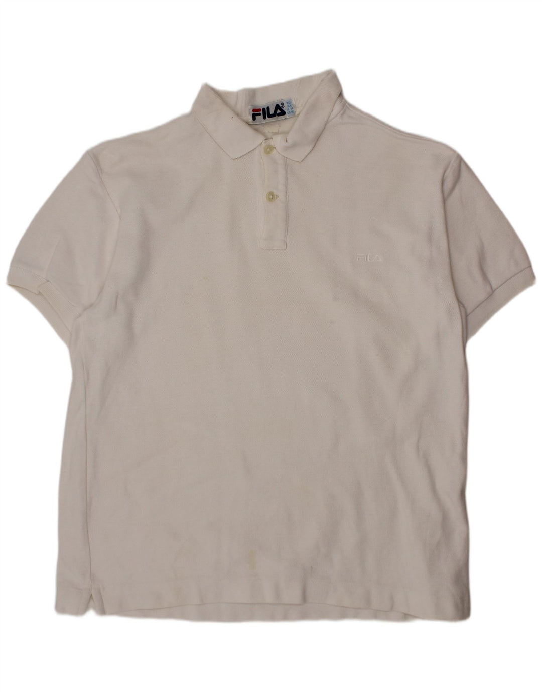 FILA Polo Niño 13-14 Años Blanco