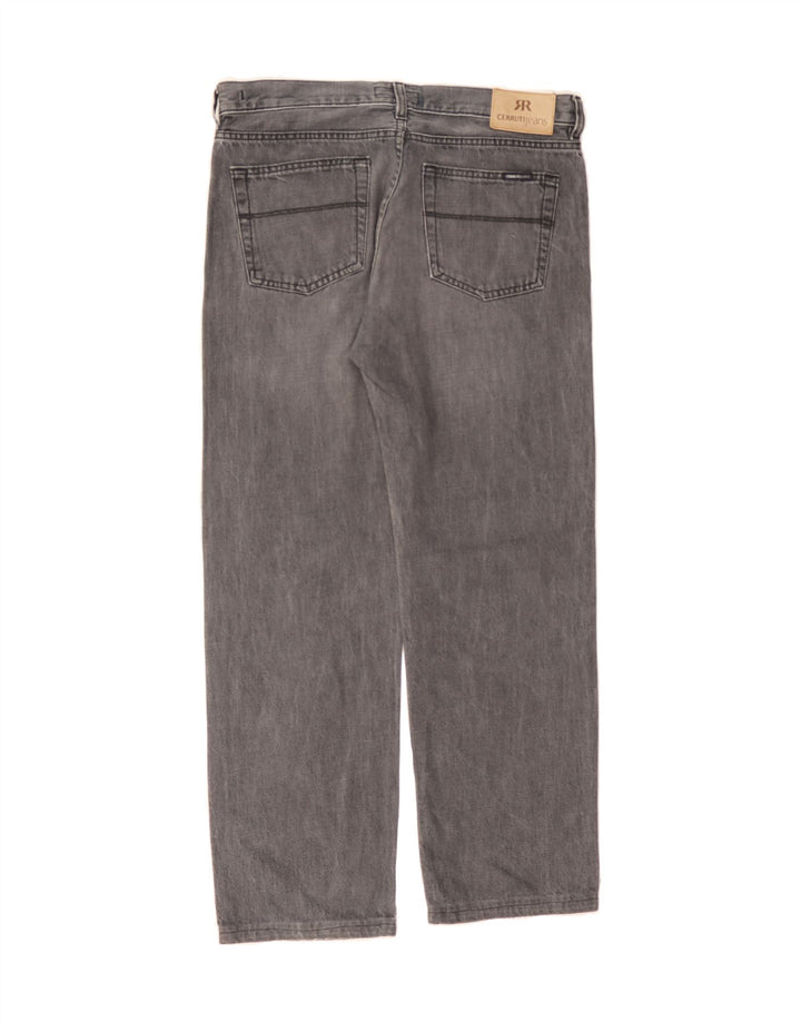 CERRUTI  Straight Jeans W36 L30 Grey Cotton Vintage Cerruti and Second-Hand Cerruti from Messina Hembry 