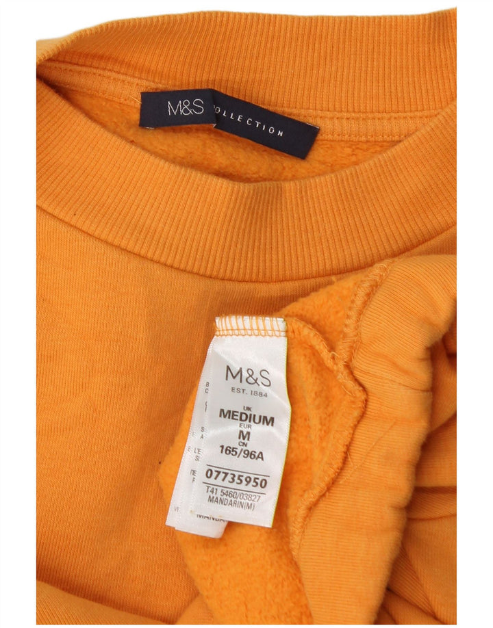 Marks & Spencer - Sudadera corta extragrande para mujer, talla 40, color naranja mediano