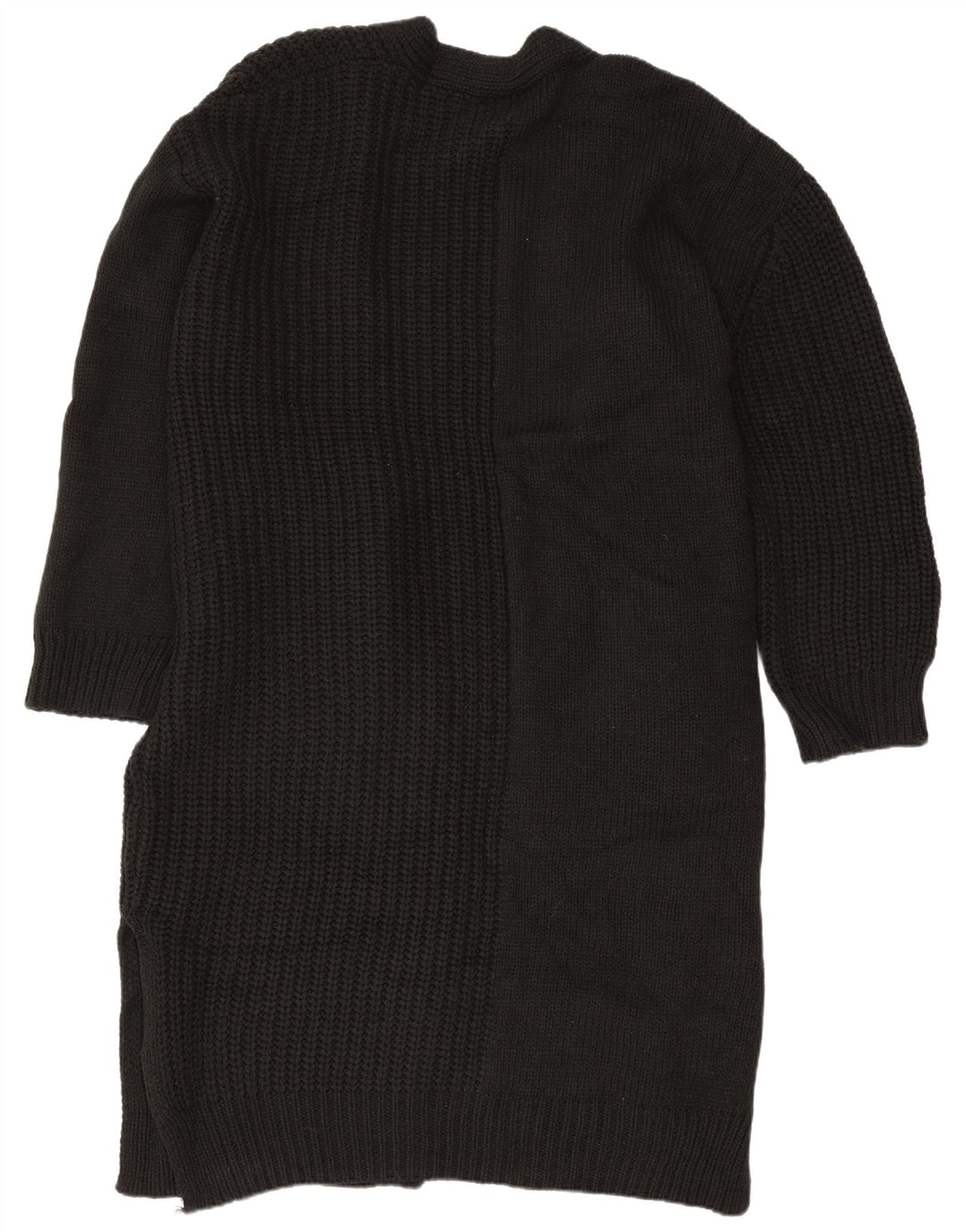 Topshop Suéter tipo cárdigan largo extragrande para mujer EU 36/38 Small Black