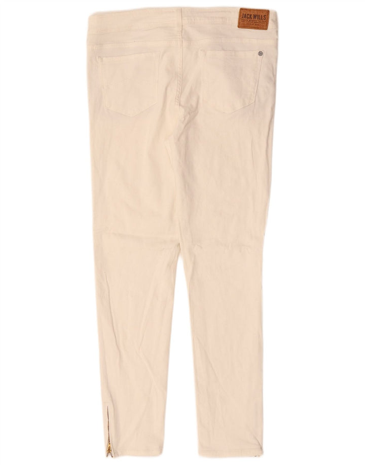 JACK WILLS Vaqueros ajustados para mujer W32 L28 Blanco