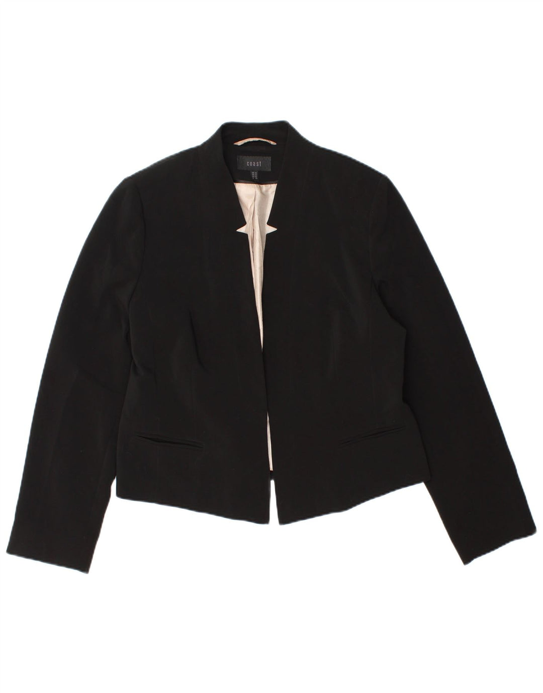 Chaqueta tipo blazer para mujer Coast UK 44 Grande Poliéster negro
