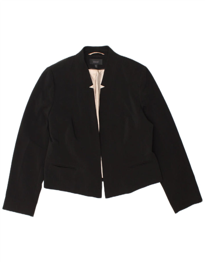 Chaqueta tipo blazer para mujer Coast UK 44 Grande Poliéster negro