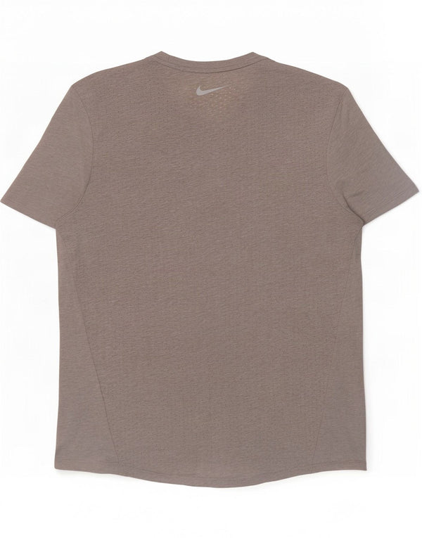 Camiseta Nike Dri Fit para hombre Top poliéster gris medio