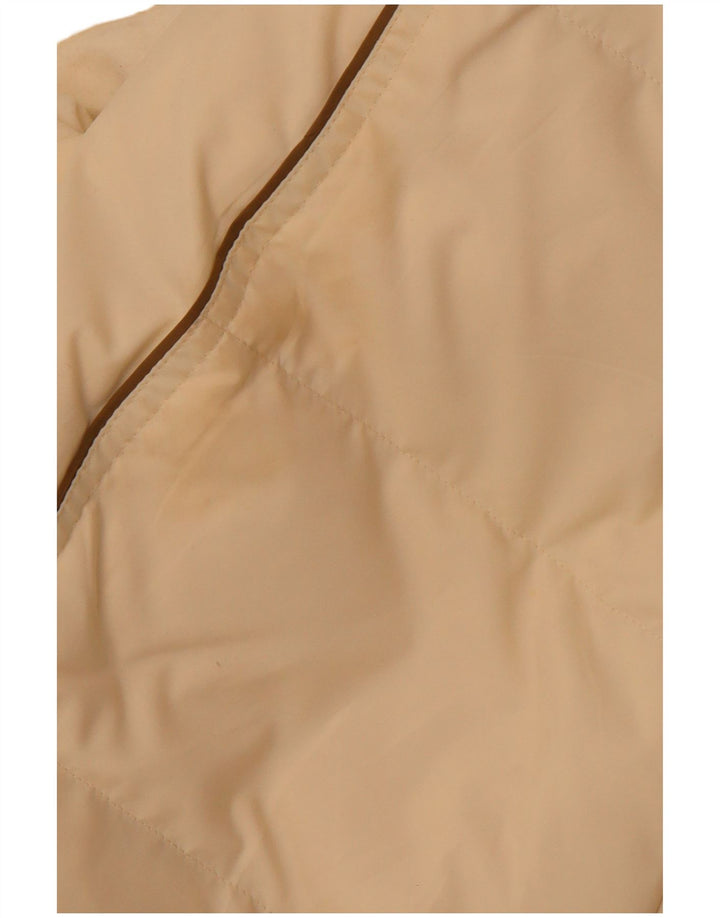 FILA Chaqueta acolchada para hombre Reino Unido 40 Poliéster amarillo grande