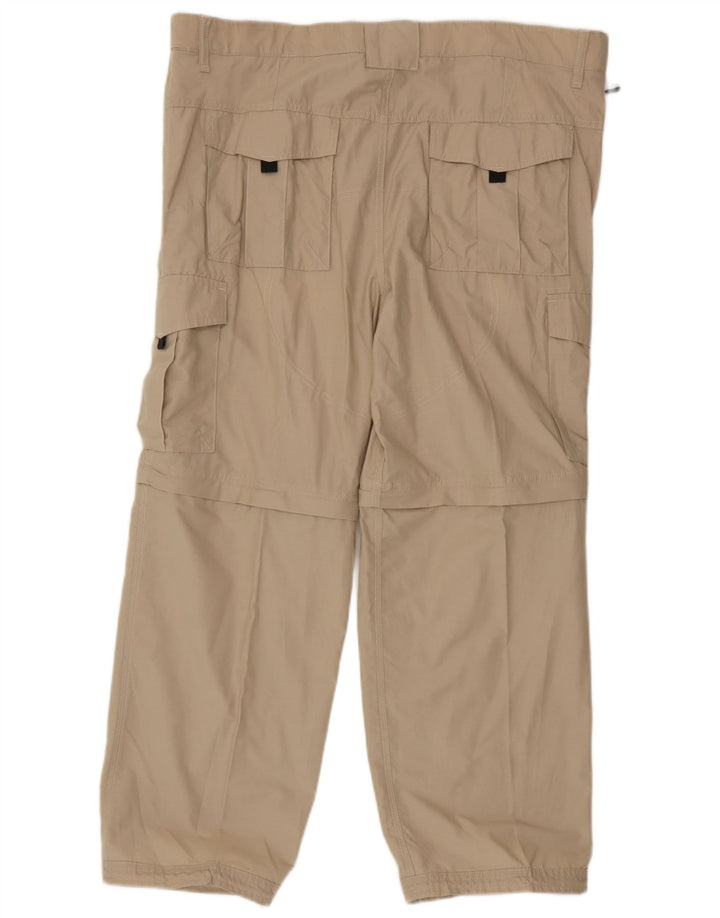 Marks & Spencer Pantalones cargo de corte regular para hombre W40 L29 Algodón beige