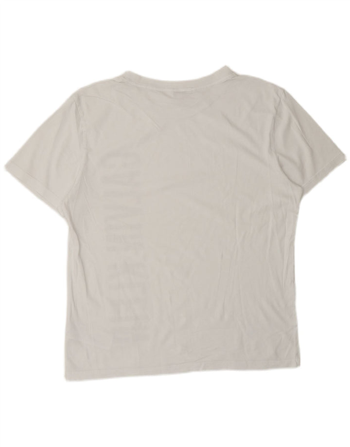 CALVIN KLEIN Camiseta gráfica para hombre Top Medium White Cotton