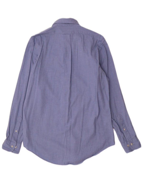 Brooks Brothers Camisa Regent para hombre de algodón geométrico azul medio