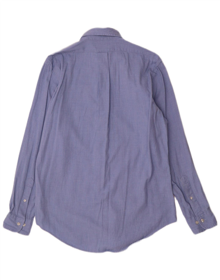 Brooks Brothers Camisa Regent para hombre de algodón geométrico azul medio
