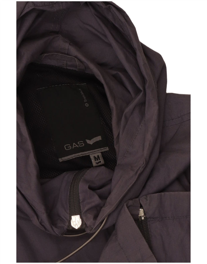 Chaqueta cortavientos con capucha para mujer Gas UK 44 Gris medio