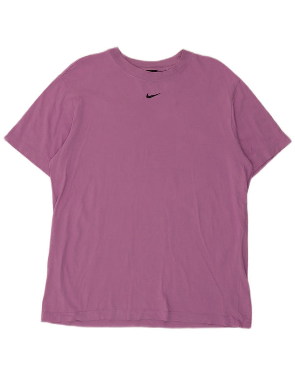 Camiseta NIKE Hombre Top Small Morado Algodón