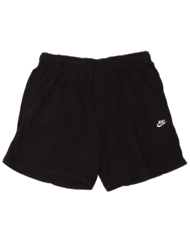 Nike Pantalones cortos deportivos para hombre XL Algodón negro