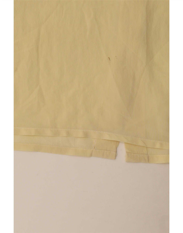 Berri Blusa camisera de manga corta para mujer EU 38 Medium Yellow