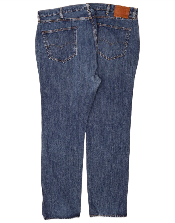 Levi's Vaqueros rectos 501 para hombre W44 L34 Algodón azul