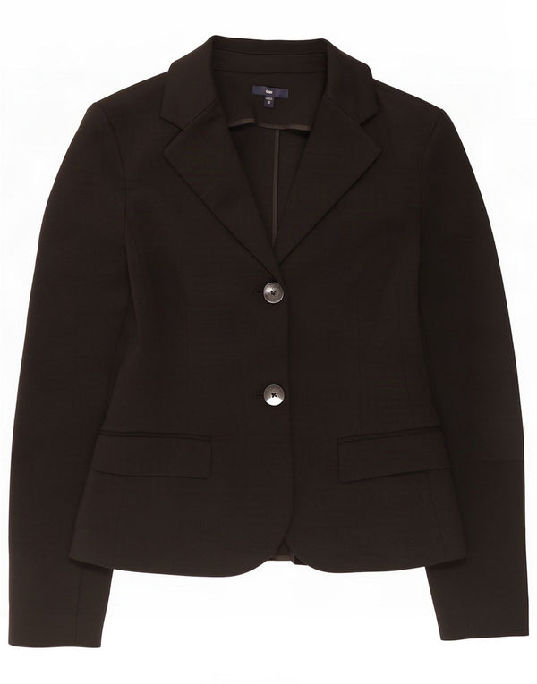 Chaqueta tipo blazer de 2 botones para mujer de Gap UK 6 XS Poliéster negro