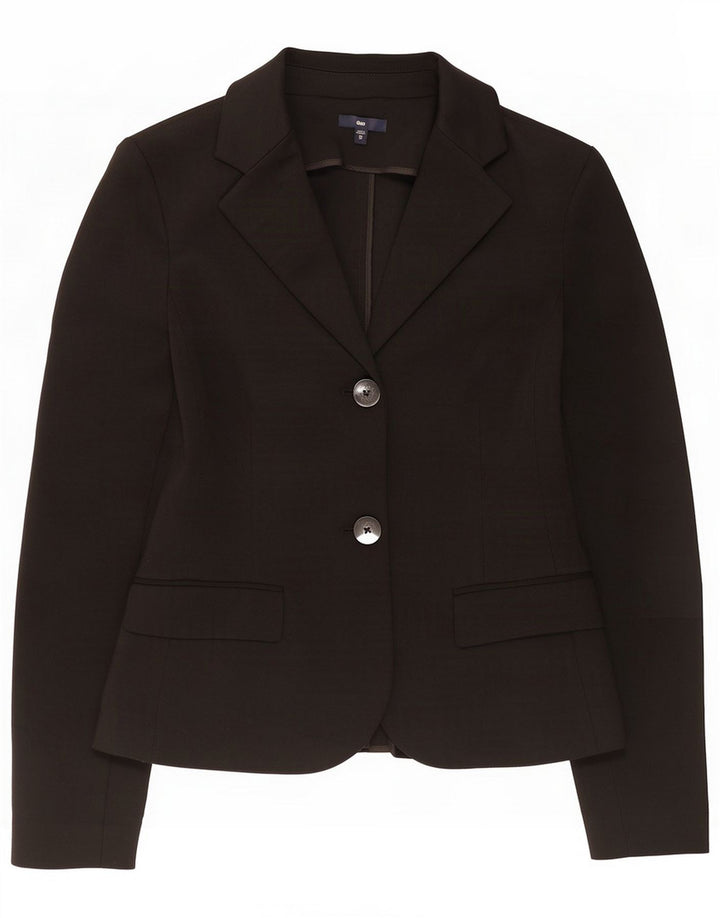 Chaqueta tipo blazer de 2 botones para mujer de Gap UK 6 XS Poliéster negro