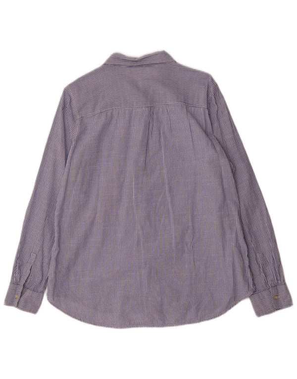 Camisa Gap para mujer talla 16 algodón a rayas azul grande