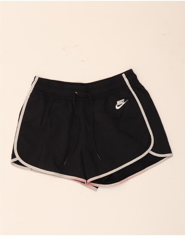 Nike - Pantalones cortos deportivos para mujer, talla 40, poliéster, color negro