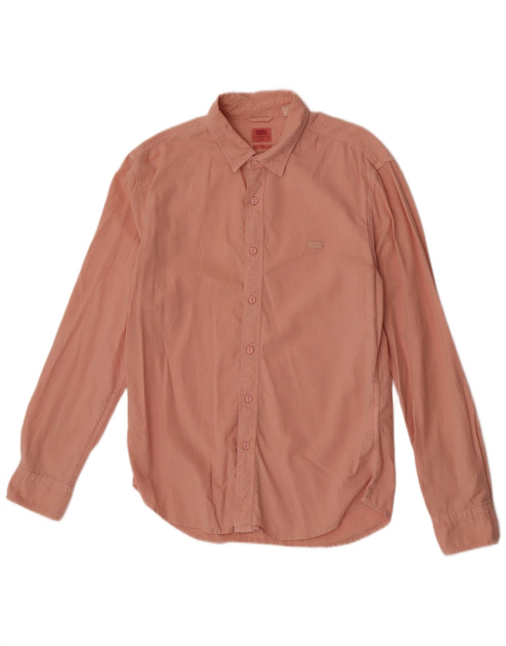 Camisa Levi's Slim Fit De Algodón Rosa Medio