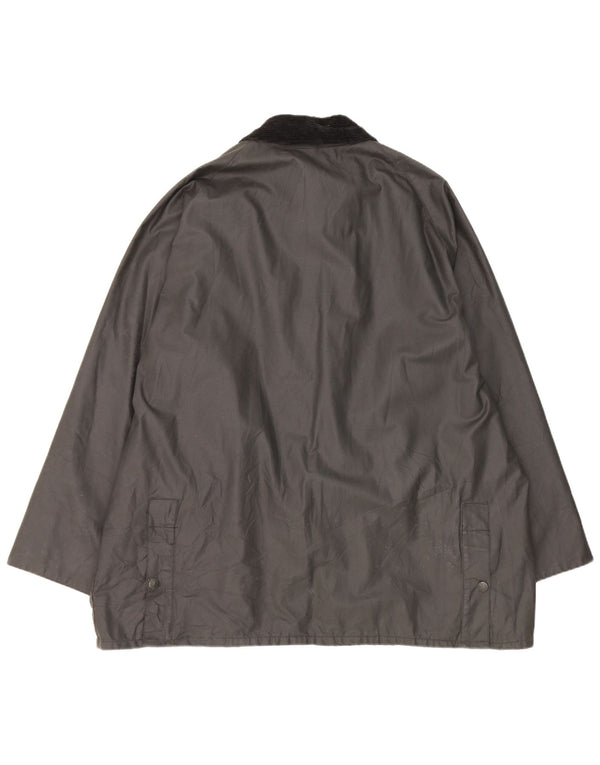 Polbot Chaqueta de algodón encerado para hombre UK 42 XL Negro