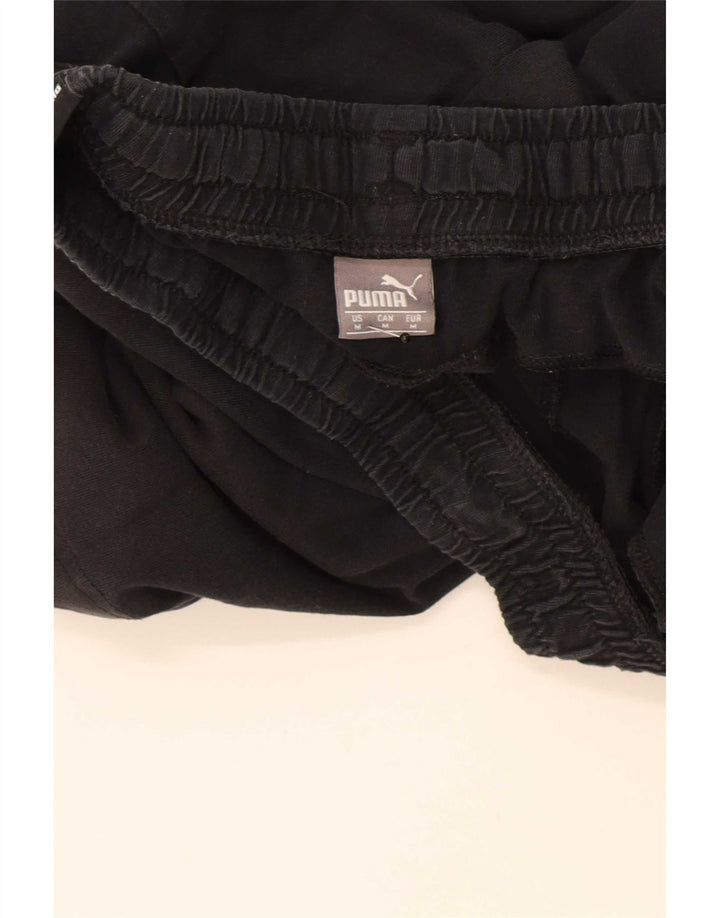 Puma Shorts deportivos gráficos para hombre Algodón negro mediano