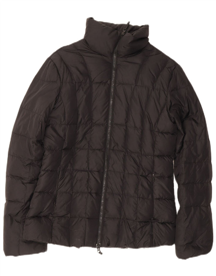 Benetton Chaqueta Acolchada Mujer ES 44 Mediana Nylon Negro