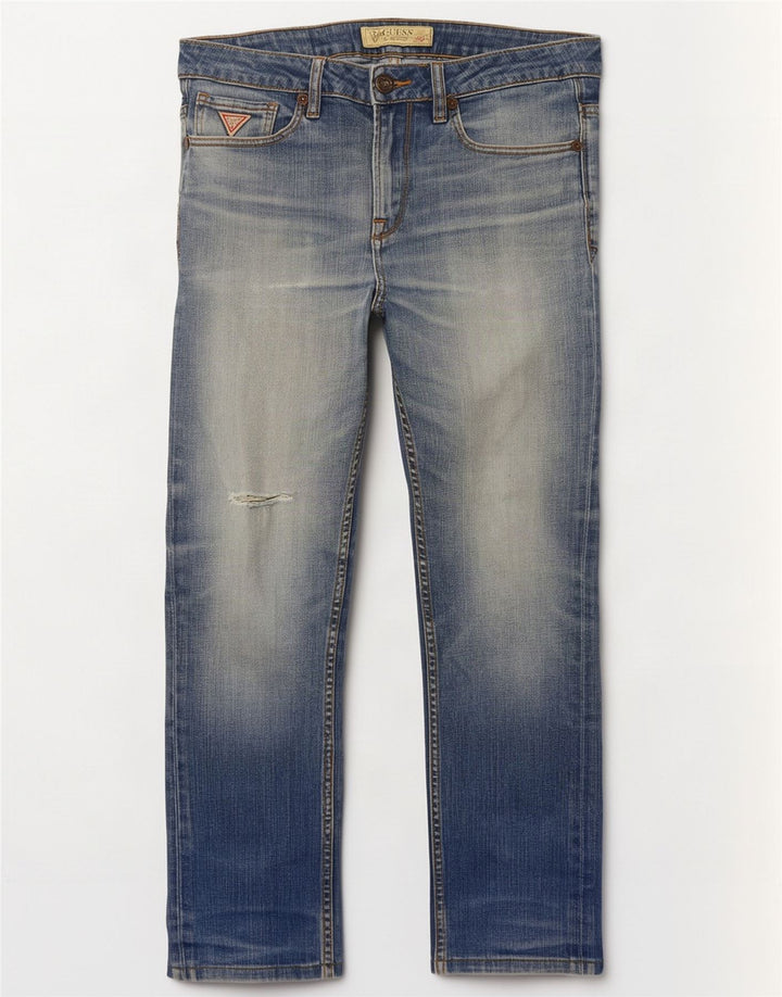 Guess Vaqueros Rectos Hombre W32 L29 Algodón Azul
