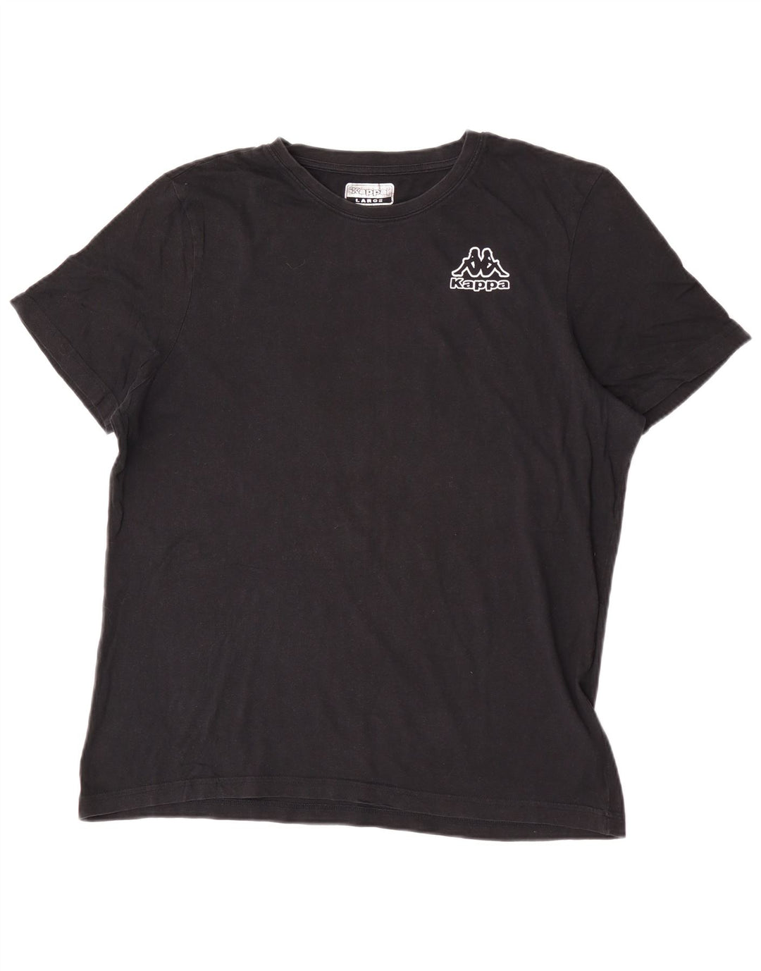 Kappa - Camiseta gráfica para hombre, talla grande, color negro