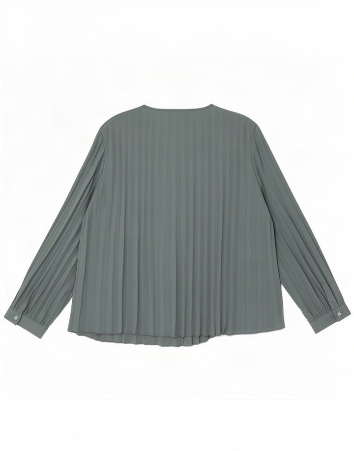 Marks & Spencer Blusa de Manga Larga Autograph para Mujer UK 46 Grande Azul