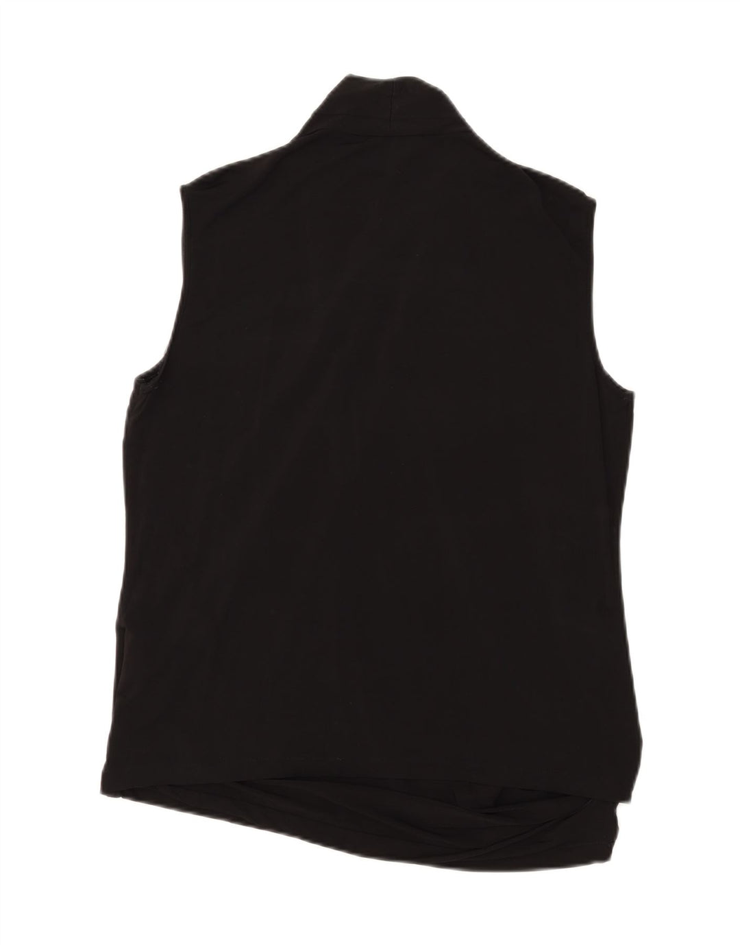 Max Mara Blusa sin mangas para mujer UK 20 2XL Viscosa negra