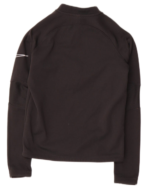 Nike Boys Therma-Fit Zip Neck Chándal Top 8-9 años pequeño Negro