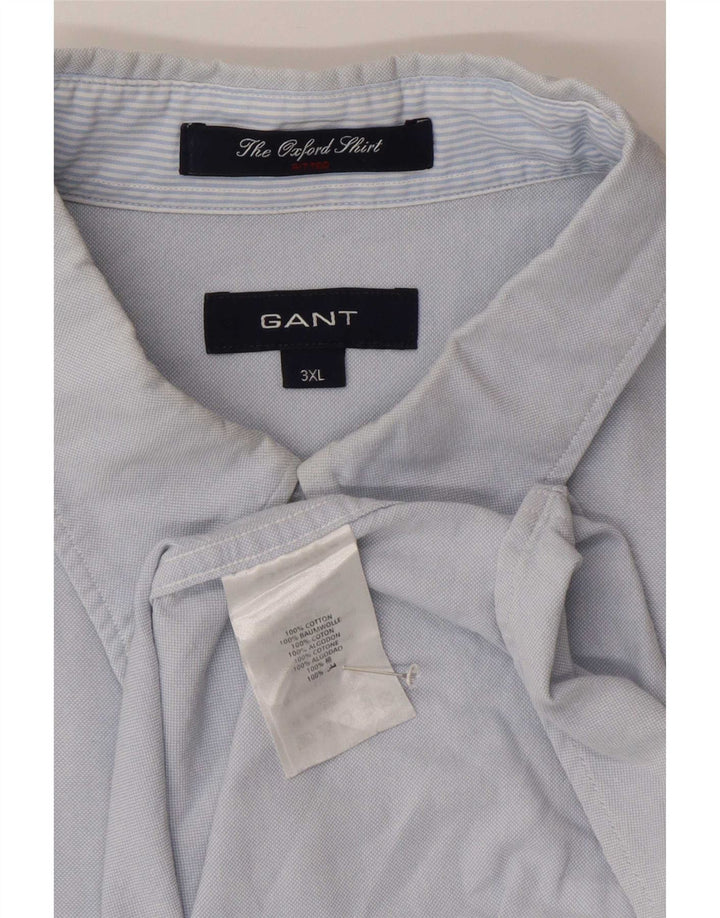 Camisa Gant Hombre 3XL Algodón Azul