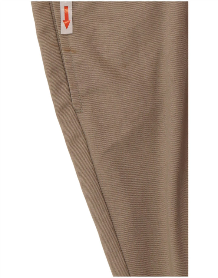 Izod Pantalón chino con pinzas para hombre W38 L25 Algodón gris