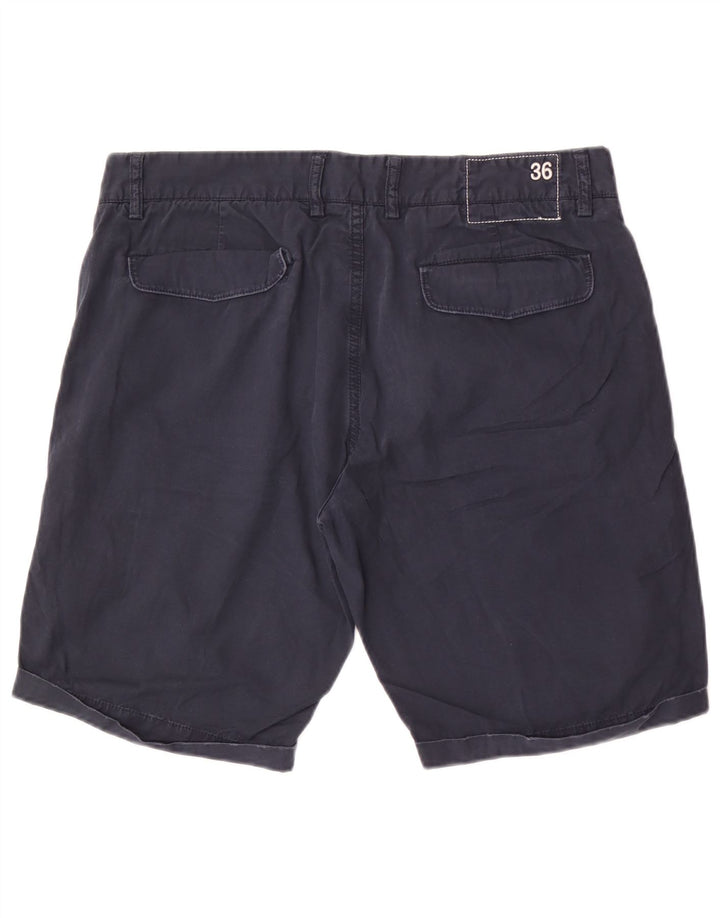 Sun68 pantalones cortos chinos para hombre W36 grande azul marino