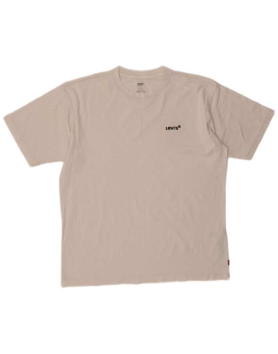 Levi's Hombre Vintage Fit Camiseta Top Algodón Blanco Mediano