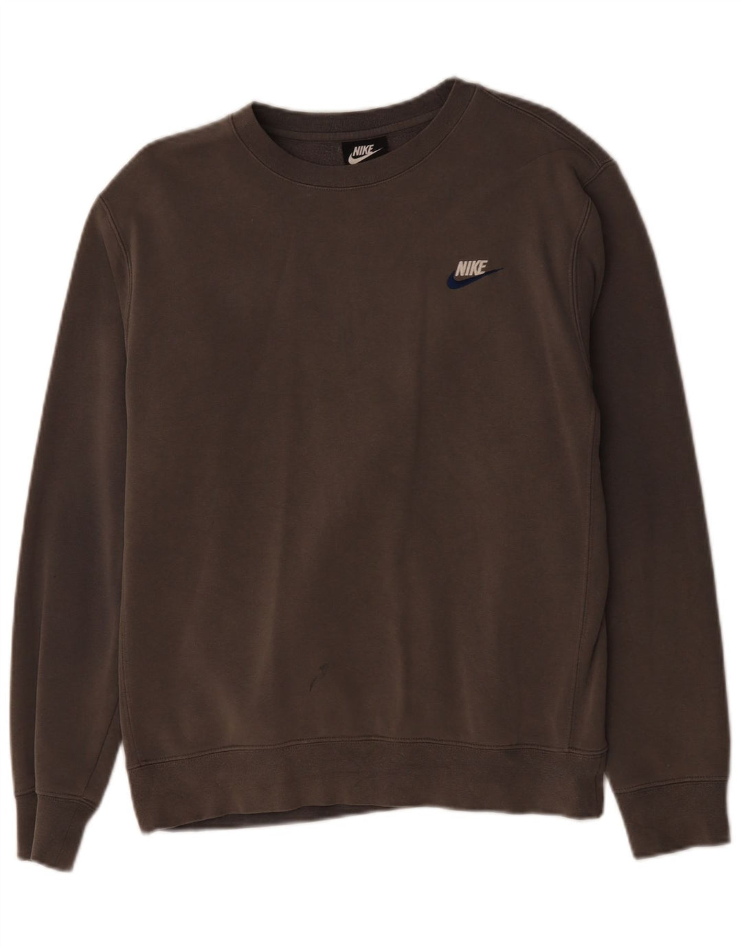 Nike Hombre Sudadera Jumper Small Gris Algodón
