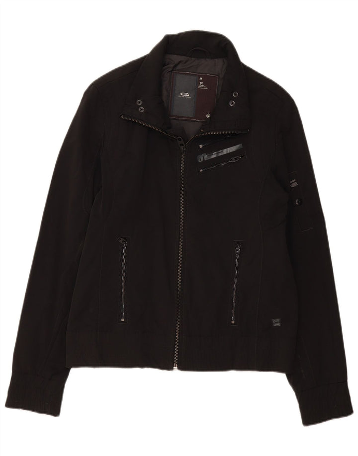 G-STAR Chaqueta Bomber para Mujer UK 44 Mediana Algodón Negro