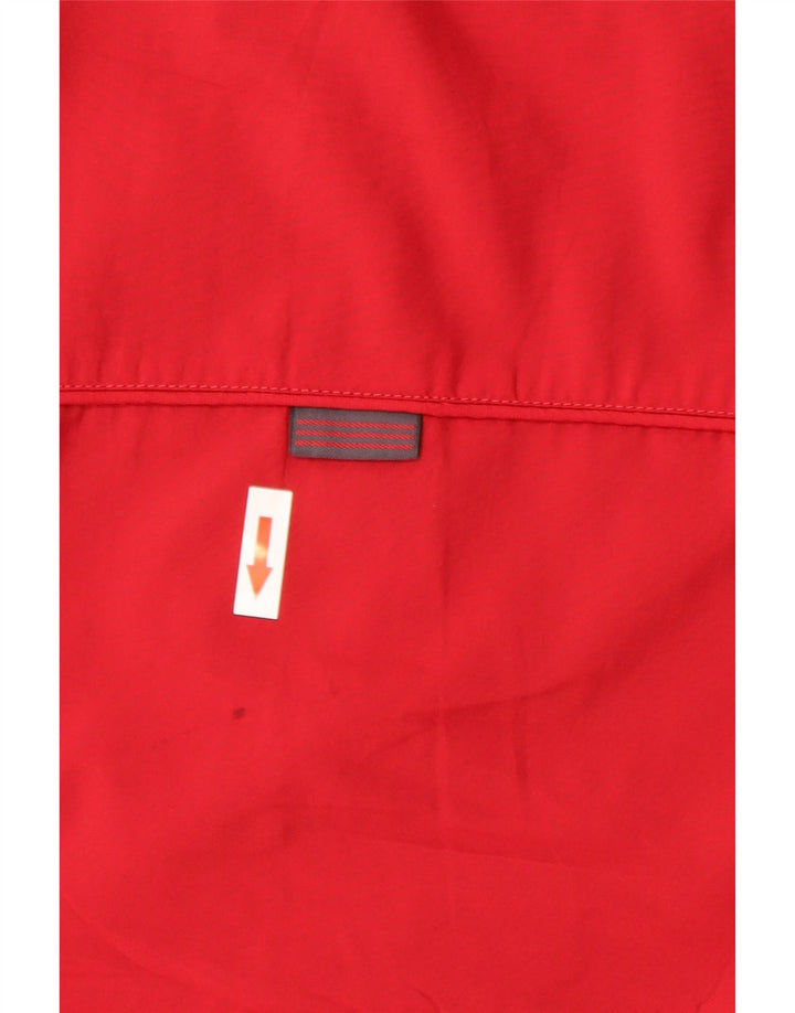 Adidas Hombre Chándal Top Chaqueta XL Rojo Poliéster