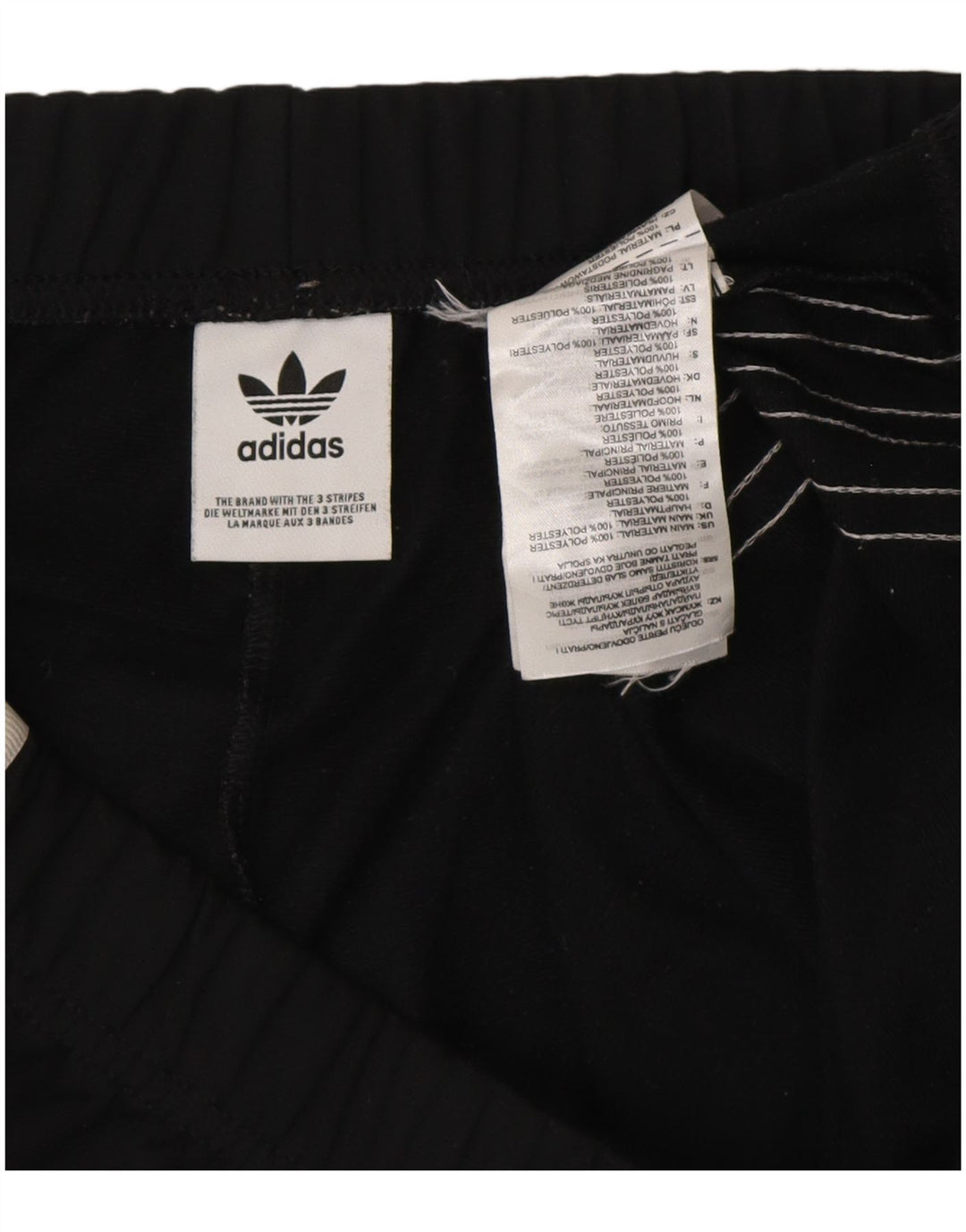 Adidas Mujer Pantalones Cortos Deportivos Grande Poliéster Negro