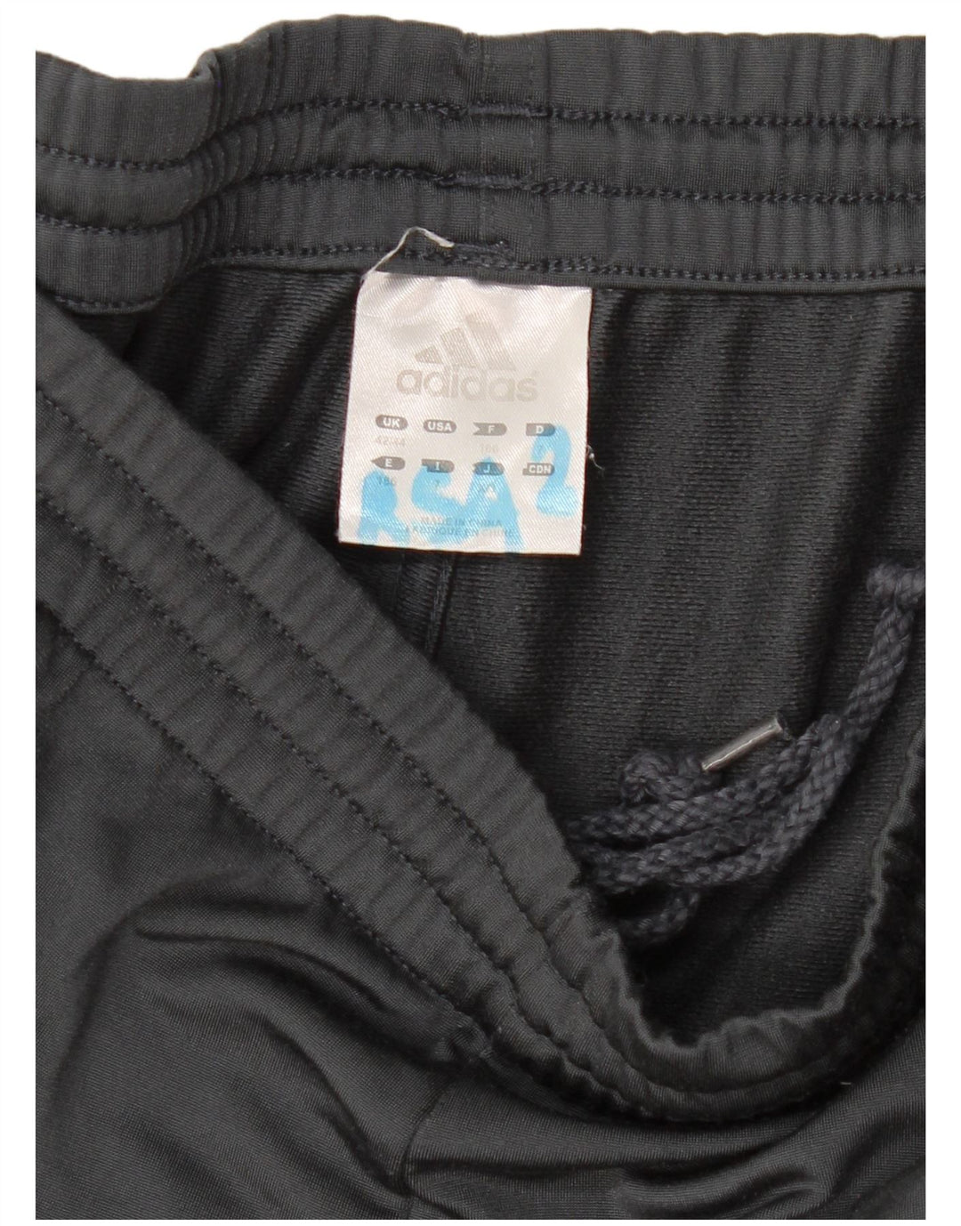 Adidas Pantalones de chándal para hombre UK 42/44 Large Gris Poliéster